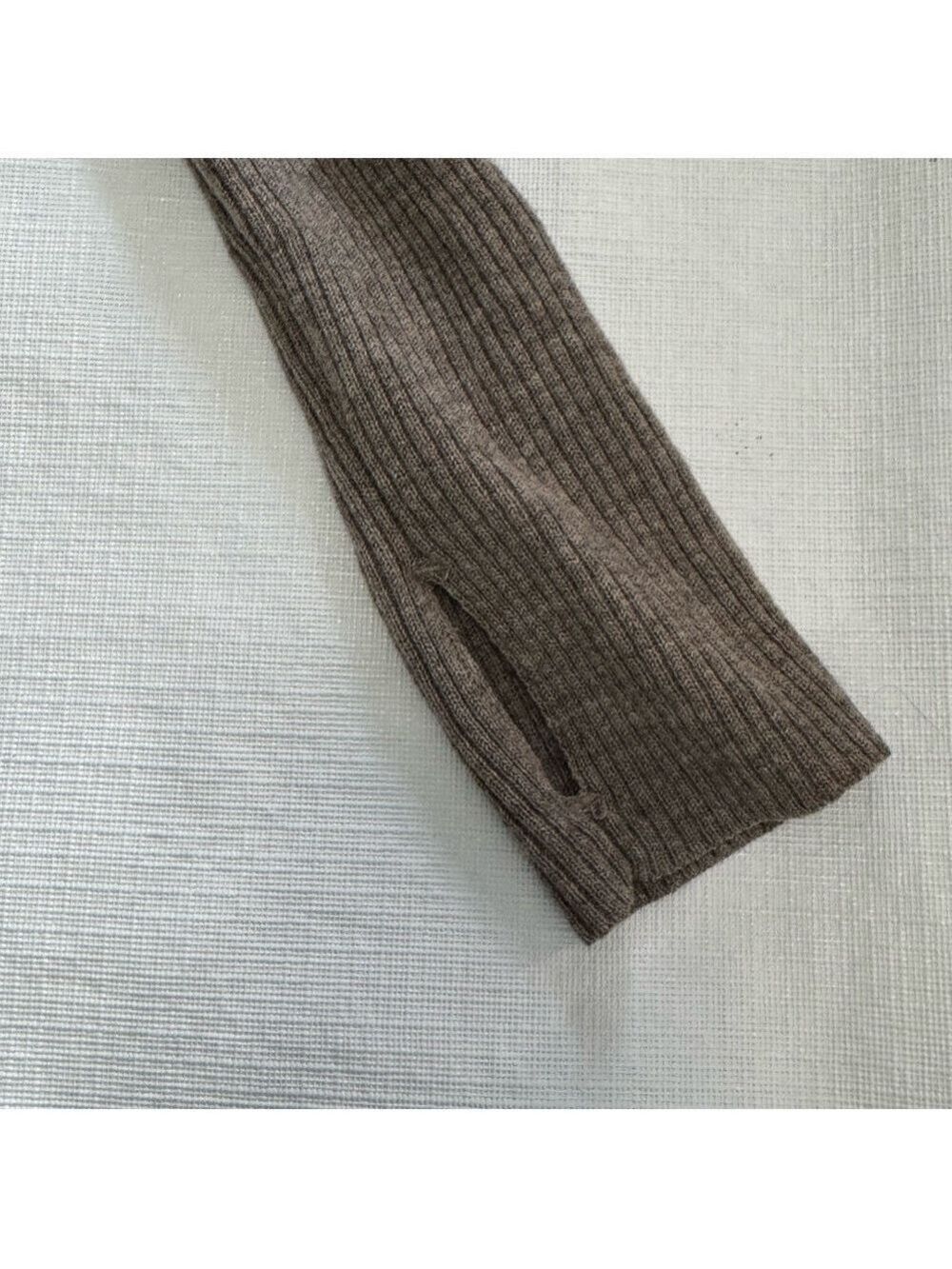 Athleta Tunic Merino Wool Sweater w/Hoodie- Heather Gray- XS - Picture 9 of 11